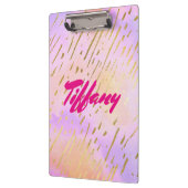 Meisje Meisje Roze en Goud Klembord (Links)