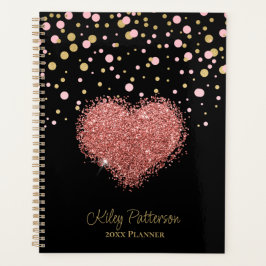 Meisje Meisje Roze Sparkle Hart Planner