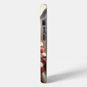 Meisje met Amerikaanse vlag en kitten Case-Mate iPhone Case (Achterkant / Links)