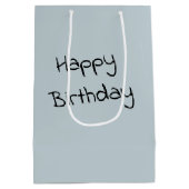 Meisje met Amerikaanse vlag Medium Cadeauzakje (Achterkant)