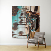 Meisje met auto wandkleed (In situ)