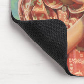  meisje met Baby Chick, blij kind glimlachend Muismat (Hoek)