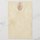  meisje met Ballerina in een roze Tutu Briefpapier (Voorkant)