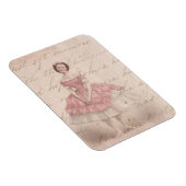 meisje met Ballerina in een roze Tutu Magneet (Rechterzijde)