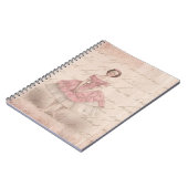  meisje met Ballerina in een roze Tutu Notitieboek (Linkerzijde)