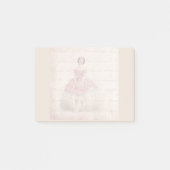 meisje met Ballerina in een roze Tutu Post-it® Notes (Voorkant)