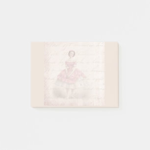  meisje met Ballerina in een roze Tutu Post-it® Notes