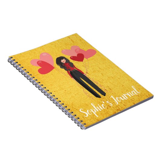 Meisje met ballonvaardig notitieboek (Rechterzijde)