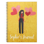 Meisje met ballonvaardig notitieboek (Voorkant)