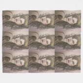 meisje met bijenkorf die bidt fleece deken (Voorkant (Horizontaal))