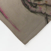 meisje met bijenkorf die bidt fleece deken (Hoek)