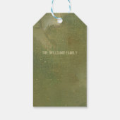 Meisje met blauwe lint, Helene Schjerfbeck Cadeaulabel (Achterkant)