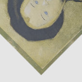 Meisje met blauwe lint, Helene Schjerfbeck Tissuepapier (Detail)
