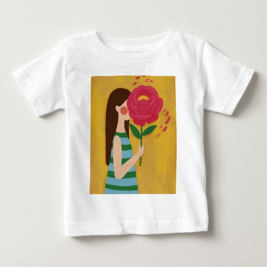 meisje met bloemen (Voorkant)