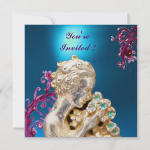 MEISJE MET BLOEMEN ,Blauwe saffier Kaart