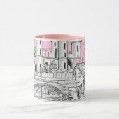 Meisje met bloemen mok (Midden)