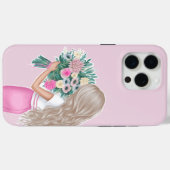 Meisje Met Bloemen Telefoonhoesje – Zacht & Dromer Case-Mate iPhone Case (Achterkant (horizontaal))