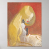 Meisje met Blonde Hair, Helene Schjerfbeck Poster (Voorkant)