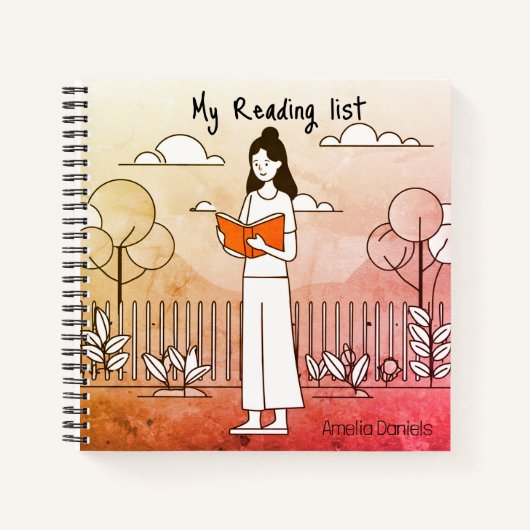 Meisje met boek - Leeslijst (Voorkant)