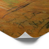 Meisje met bont van Toulouse-Lautrec Poster (Hoek)