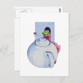 Meisje met Briefkaart van Tea (Voorkant / Achterkant)