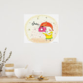 Meisje met camera, klikken poster (Keuken)