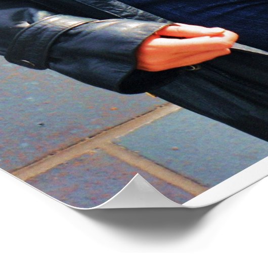 Meisje met camera poster (Hoek)