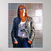 Meisje met camera poster (Voorkant)