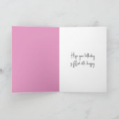 Meisje met carnaval katoenen Snoep Kaart (Binnen)