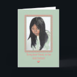 Meisje met Dark Hair Best Friend Birthday Kaart<br><div class="desc">Op deze kaart staat een gouache schilderij van een jong tween/tienmeisje met recht,  donker haar en staat: "Tot mijn beste vriend,  op haar BIRTHDAY." Binnenin: "Ik wens je het BEST van alles wat je ooit zou willen. Hou van je. Een fijne,  HAPPY Birthday!"</div>
