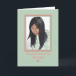 Meisje met Dark Hair Best Friend Birthday Kaart<br><div class="desc">Op deze kaart staat een gouache schilderij van een jong tween/tienmeisje met recht,  donker haar en staat: "Tot mijn beste vriend,  op haar BIRTHDAY." Binnenin: "Ik wens je het BEST van alles wat je ooit zou willen. Hou van je. Een fijne,  HAPPY Birthday!"</div>