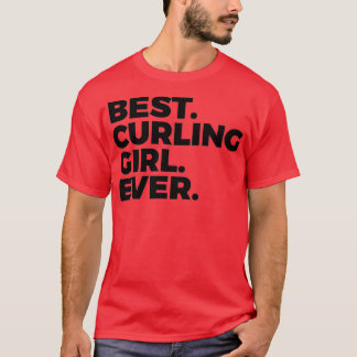 Meisje met de beste krommel ooit vrouwen in sport  t-shirt