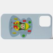 Meisje met de doos van de Kerstmisgift Case-Mate iPhone Case (Achterkant (horizontaal))