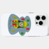Meisje met de doos van de Kerstmisgift Case-Mate iPhone Case (Achterkant (horizontaal))