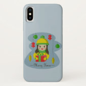 Meisje met de doos van de Kerstmisgift Case-Mate iPhone Case (Achterkant)