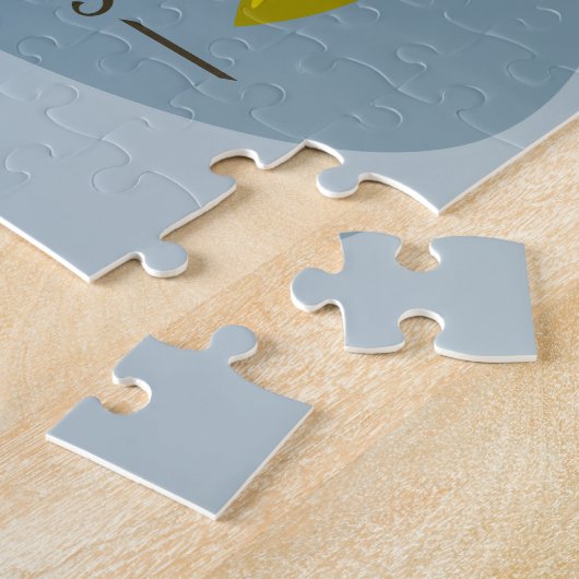 Meisje met de doos van de Kerstmisgift Legpuzzel (Zijkant)