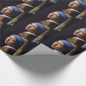 meisje met de parel cadeaupapier (Hoek)