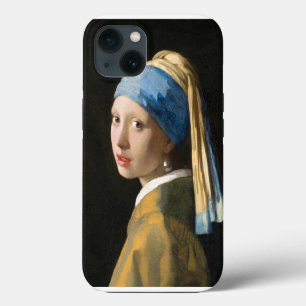Meisje met de parel door Johannes Vermeer iPhone 13 Hoesje