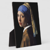 meisje met de parel fotoplaat (Zijkant)