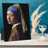 meisje met de parel fotoplaat (Zijkant)
