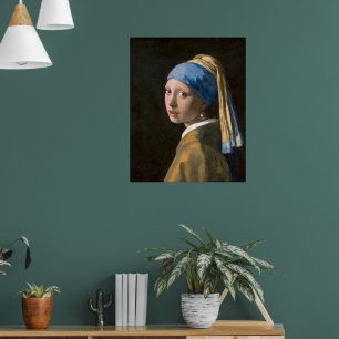 Meisje met de parel Johannes Vermeer Poster