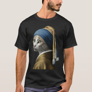 Meisje met de Parel Kat 1 T-shirt