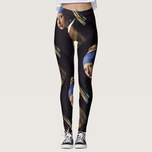 meisje met de parel leggings (Voorkant)
