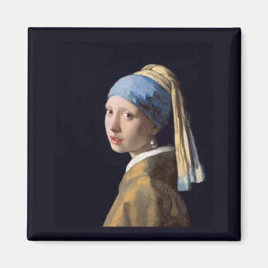Meisje met de parel, Vermeer Magneet (Voorkant)