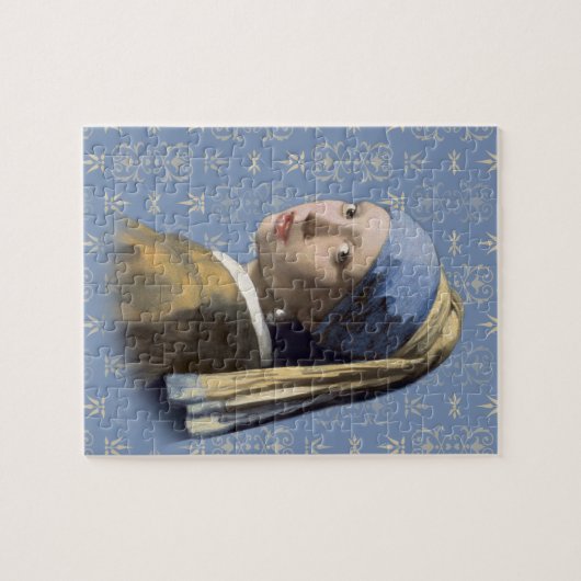 Meisje met de Parelaarde Legpuzzel (Horizontaal)