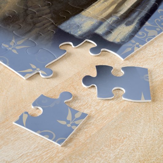 Meisje met de Parelaarde Legpuzzel (Zijkant)