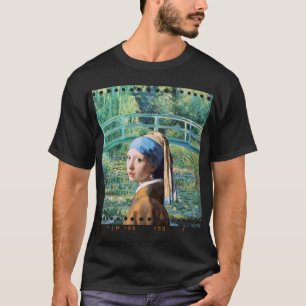 Meisje met de Parelaarde, water Lily Pond T-shirt