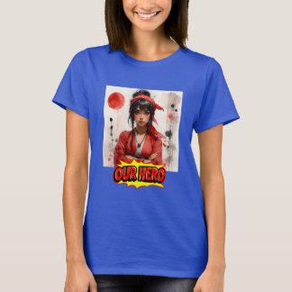 Meisje Met De Rode Bandana Onze Held Muziekconcert T-shirt
