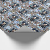 Meisje met de strikken Kerstmis Cadeaupapier (Hoek)