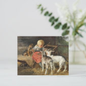 Meisje met Dog en Kinder Hermine Biedermann-Arendt Briefkaart (Staand voorkant)